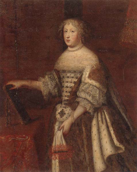 Portrait of marie-therese of austrla,queen of france